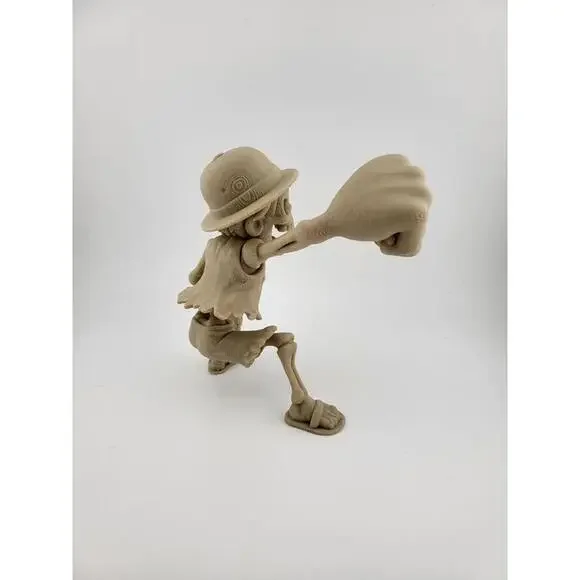 Monkey D. Luffy Skeleton Figure - One Piece Pirate King Halloween Horror - Picture 2 of 5